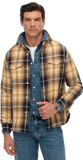 Superdry The Merchant Store Zwaar Geruit Overhemd Heren Lange Mouwen Shirts