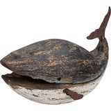 Primitives by Kathy Middelgrote blauwe vinvis Home Decor Sitter