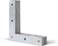 Alberts 847685 raamhoek | sendzimir verzinkt | 160 x 160 x 30 mm | set van 10
