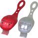 Interbosch B.V. set 2x LED fietsverlichting/lampen siliconen voor en achter