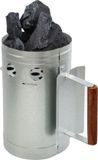 Michelino Brikettenstarter - BBQ starter - Houtskool starter - Met handvat - RVS