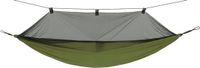 Grand Canyon BASS MOSQUITO HAMMOCK - Ultralichte Outdoor Hängematte met Moskitonetz, 320 x 150 cm, tot 150 kg, incl. Karabiner, Gurte & Baumschoner, Nutria Brown