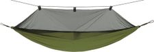 Grand Canyon BASS MOSQUITO HAMMOCK - Ultralichte Outdoor Hängematte met Moskitonetz, 320 x 150 cm, tot 150 kg, incl. Karabiner, Gurte & Baumschoner, Nutria Brown