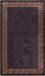 vidaXL - Vloerkleed - wasbaar - 190x300 cm - zwart en goudkleurig