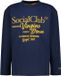 Vingino Halox Jongens T-shirt Korte mouw Katoen 100% Dark Blue Maat 140