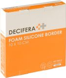 Decifera Foam Silicone border - Silicone wondpleister - 10 x 10 cm - 5St.