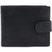 MATTIES, Portemonnee, Wash/Leather 1501920, zwart, dames