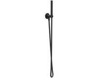 IVY Glijstangset met Handdouche Rond Satin Spray - Doucheslang 150 cm - Mat Zwart