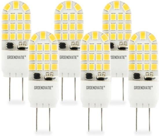 Groenovatie GY6.35 LED Lamp 4W Warm Wit Dimbaar 6-Pack