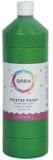 Qrea Plakkaatverf middengroen 1000ml | 6 stuks
