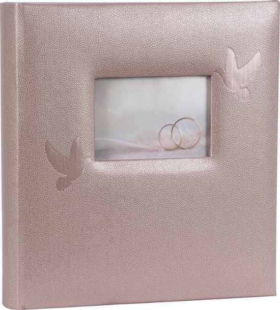 Henzo Perle Photo Album - Pink - Wedding - 240 Photos - 28x30cm