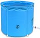 Equivera bain de glace - baignoire à immersion portable - PVC bleu - 80x80x71 cm