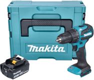 Makita DHP 490 F1J Accu Klopboormachine 18V 65Nm Borstelloos + 1x Accu 3.0 Ah + Makpac - Zonder Oplader