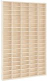 vidaXL Houten Verzamelaarsvitrine met 90 Vakken 50,5x4,5x79cm
