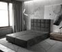 DELIFE Boxspring-frame Dream-Fine microfibre anthracite vintage 160x200