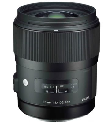 Sigma 35mm F1.4 DG HSM Art Lens for Nikon F