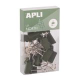 APLI Upnorth 19981 klaptang van gehard staal, 19 mm, 15 stuks, kaki, elegant design, perfecte organisatie