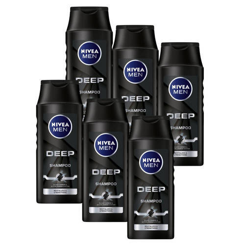 NIVEA NIVEA Deep Shampoo 6 x 250 ml - voordeelverpakking