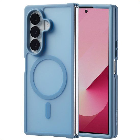 imoshion Color Guard Backcover met MagSafe voor de Samsung Galaxy Z Fold 7 - Lichtblauw