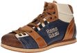 Kamo Gutsu Tifo-105 Heren Sneakers Leer Blauw