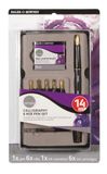 Daler-Rowney Simply 13-delige kalligrafie & penpuntenset, beletteringsset, ideaal voor artiesten en hobbyisten op instapniveau