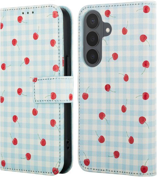 imoshion Design Bookcase voor de Samsung Galaxy S26 - Cherry Check