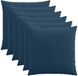 vidaXL - Kussensloop - 6 pcs - HEERLEN - Marineblauw - 60 x 60 cm - corduroy