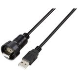 TRU COMPONENTS TC-12775064 USB 2.0-adapter inclusief 1 m kabel 1 stuk(s)