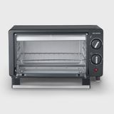 Severin TO 2062 Bak- en Toastoven – 9 Liter – 800 W – Timer – 100-220 °C – Zwart/Zilver