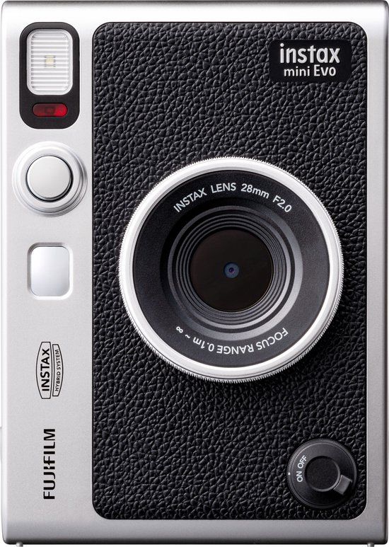 Fujifilm Instax Mini Evo Instant Camera - Black