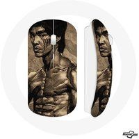 Bruce Lee Tekening Draadloze Muis Maniacase