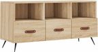 vidaXL Meuble TV chêne Sonoma 102x36x50 cm