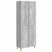 vidaXL - Salon de jardin - 2 pièces - Gris Sonoma - Bois traité