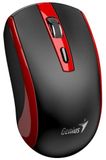 GENIUS muis ECO-8150, 1200 dpi, draadloos, oplaadbaar, Copilot, zwart-grijs