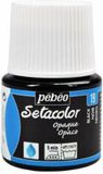Pébéo Setacolor Zwarte Textielverf - 45ml