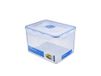 iSi Lock & Lock Rechthoekige Opbergbak - Helder/Blauw, 9 l