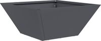 vidaXL Jardinière anthracite 35 x 35 x 15 cm Acier laminé à froid
