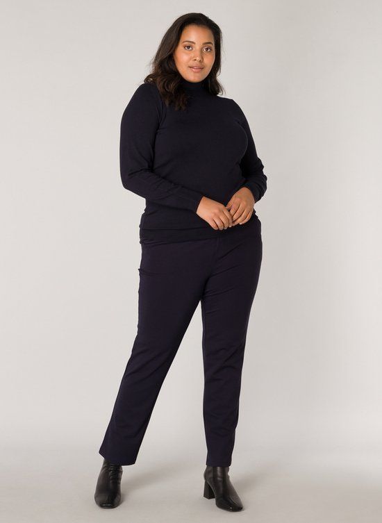 BASE LEVEL CURVY Aria Tuniek - Dark Blue - maat 0(46)
