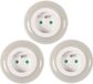 Home Deco Kids LED nachtlamp met lichtsensor - 3x - kinderkamer - extra stopcontact - energiebesparend