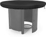 Housse de protection pour plaque de cuisson - Noir - Ronde Ø 100 cm
