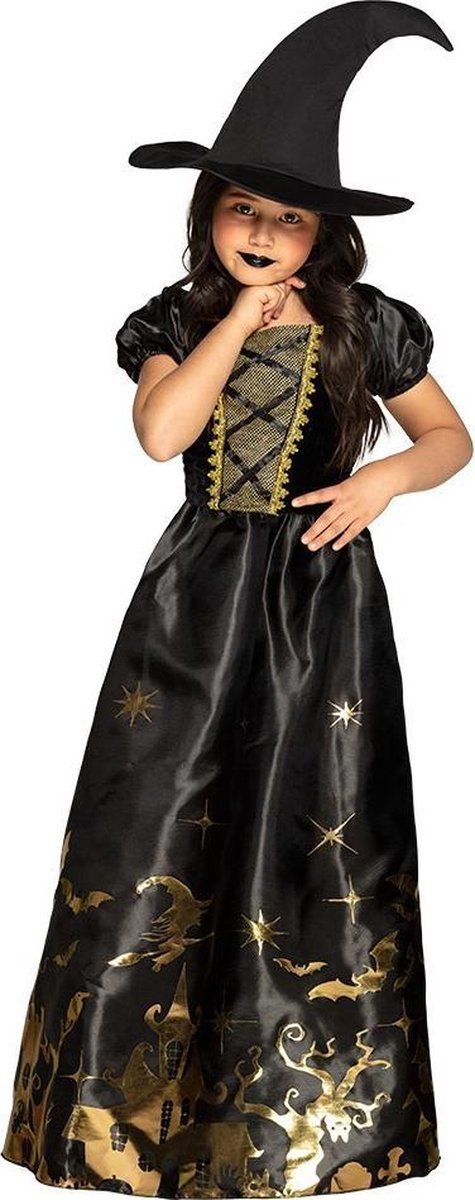Kinderkostuum Spooky witch - Polyester - Multi - EAN: 8712026781406