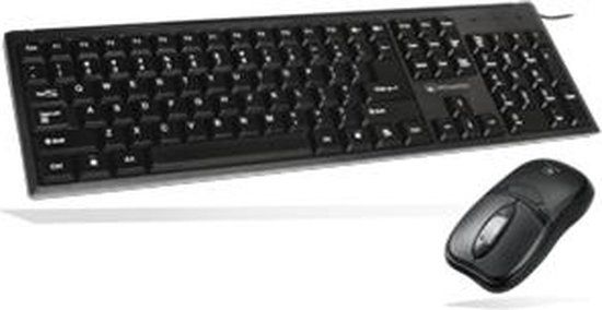 Atlantis Land Keyboard combo Kit toetsenbord USB QWERTY Zwart