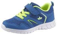 LICO Lage schoen blauw / neongeel