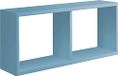 Homemania Morgana Wandrek voor woonkamer, slaapkamer, kantoor, MDF, blauw, 70 x 30 x 15,5 cm
