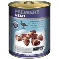 PREMIERE Meati Adult Duck Hearts Wet Dog Food 24 x 800g