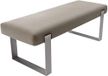 Vant Gestoffeerd Slaapkamer Bed Bank - Woonkamer & Lounge Ottomaanse - 158 kg Gewicht Capaciteit (Fluweel Zand Storm)