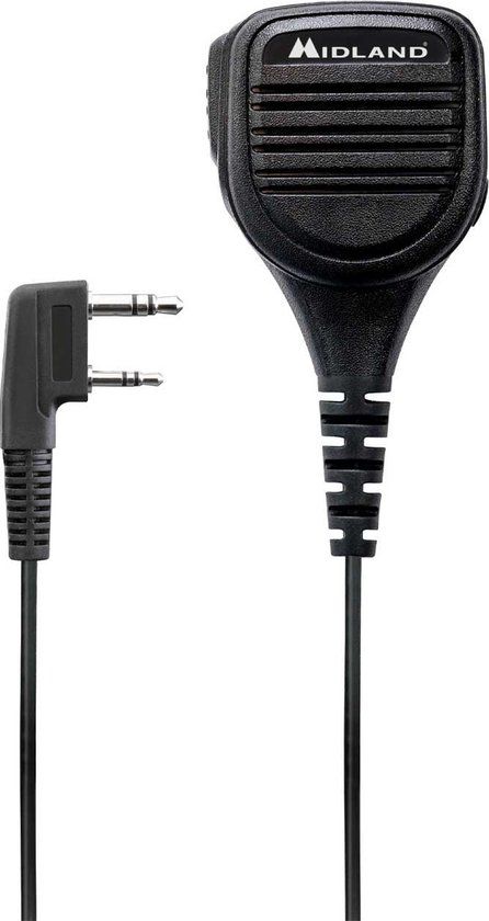 Midland MA-25LK Waterproof Spreeksleutel 2-Pin Kenwood Aansluiting C1540