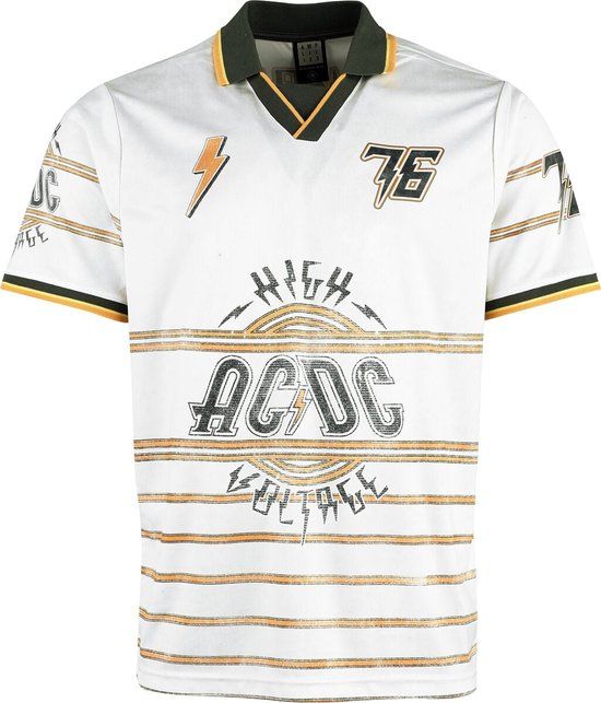 AC/DC High Voltage Rock FC Heren Jersey - wit - 5XL