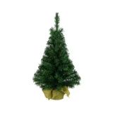 Merkloos / Sans marque Everlands Mini Kerstboom In Jute Zak - 45 cm
