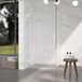Fortifura Galeria Douchecabine - 100x80x200cm - Helder Geribbeld Veiligheidsglas - Mat Wit